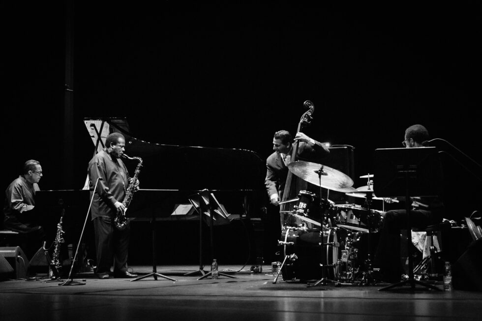 Brian Blade – drums, Danilo Perez – piano, John Patitucci – bass, Wayne Shorter – tenor soprano sax of Wayne Shorter Quartett 121104_DSC1843
