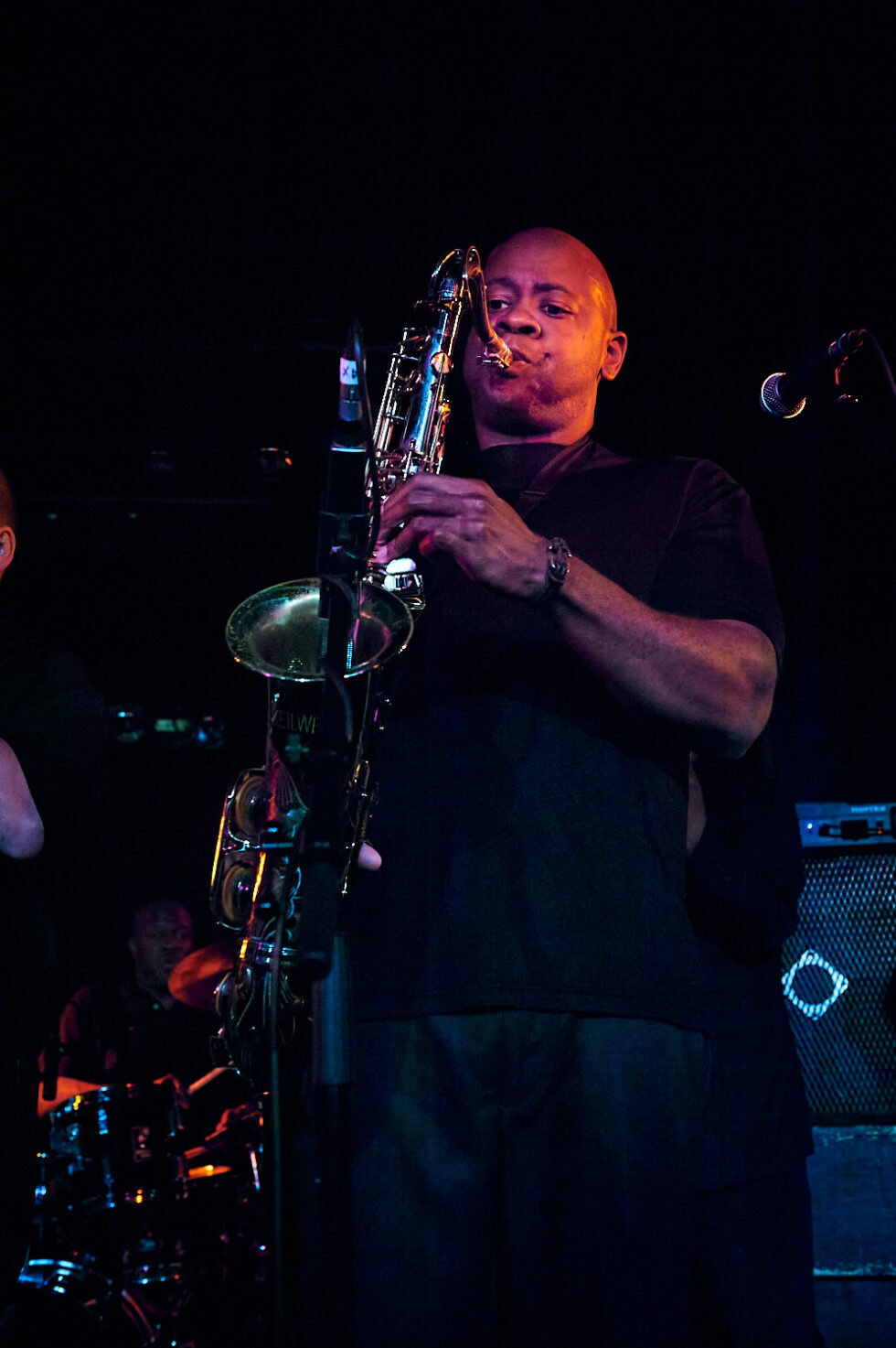 Erinie Fields (sax)-Fred Wesley Band, ©Dieter Düvelmeyer @JazzPict