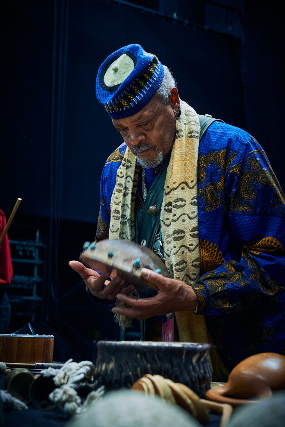 Famoudou Don Moye (drums -perc), ©Dieter Düvelmeyer @JazzPict