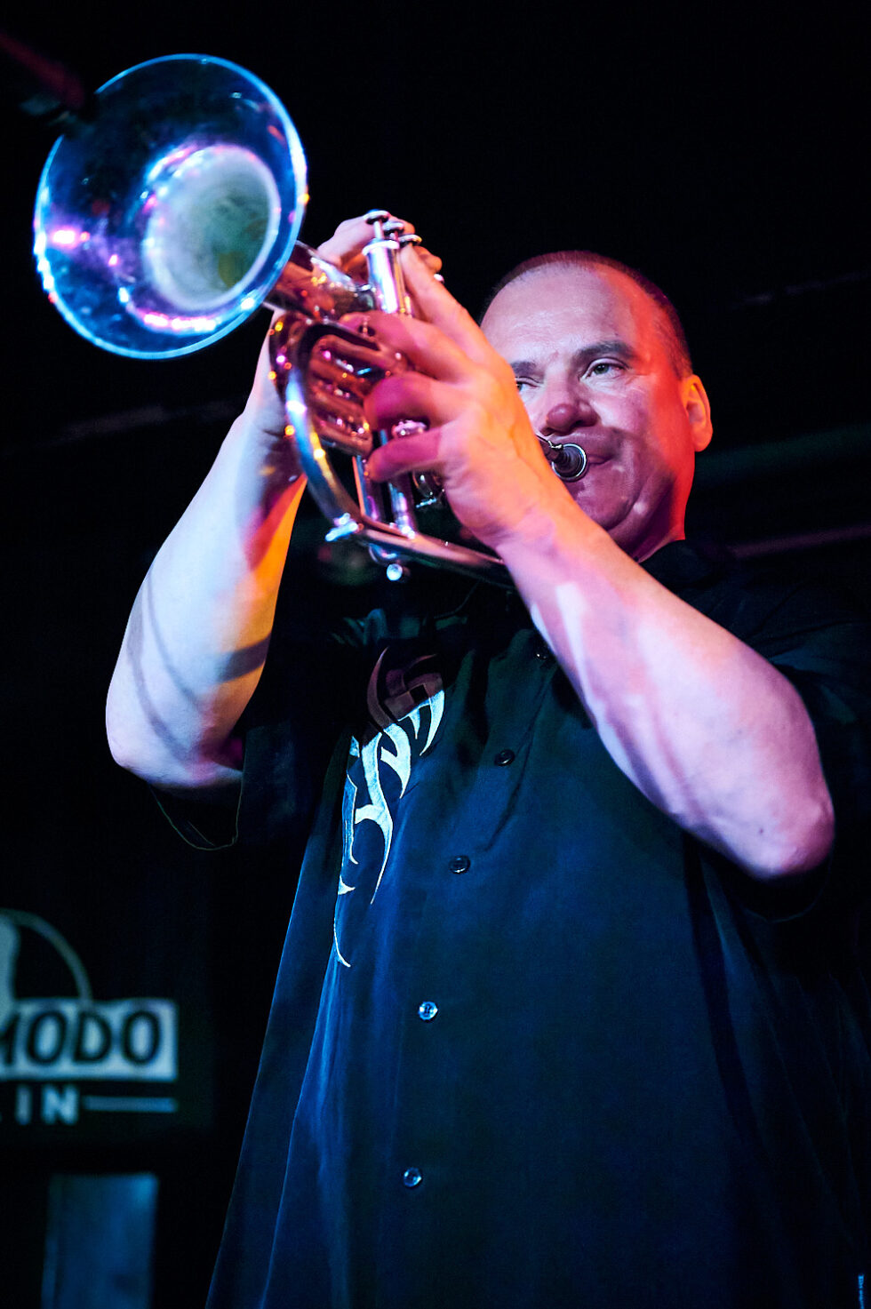Haary Kim (tp) -Fred Wesley Band, ©Dieter Düvelmeyer @JazzPict