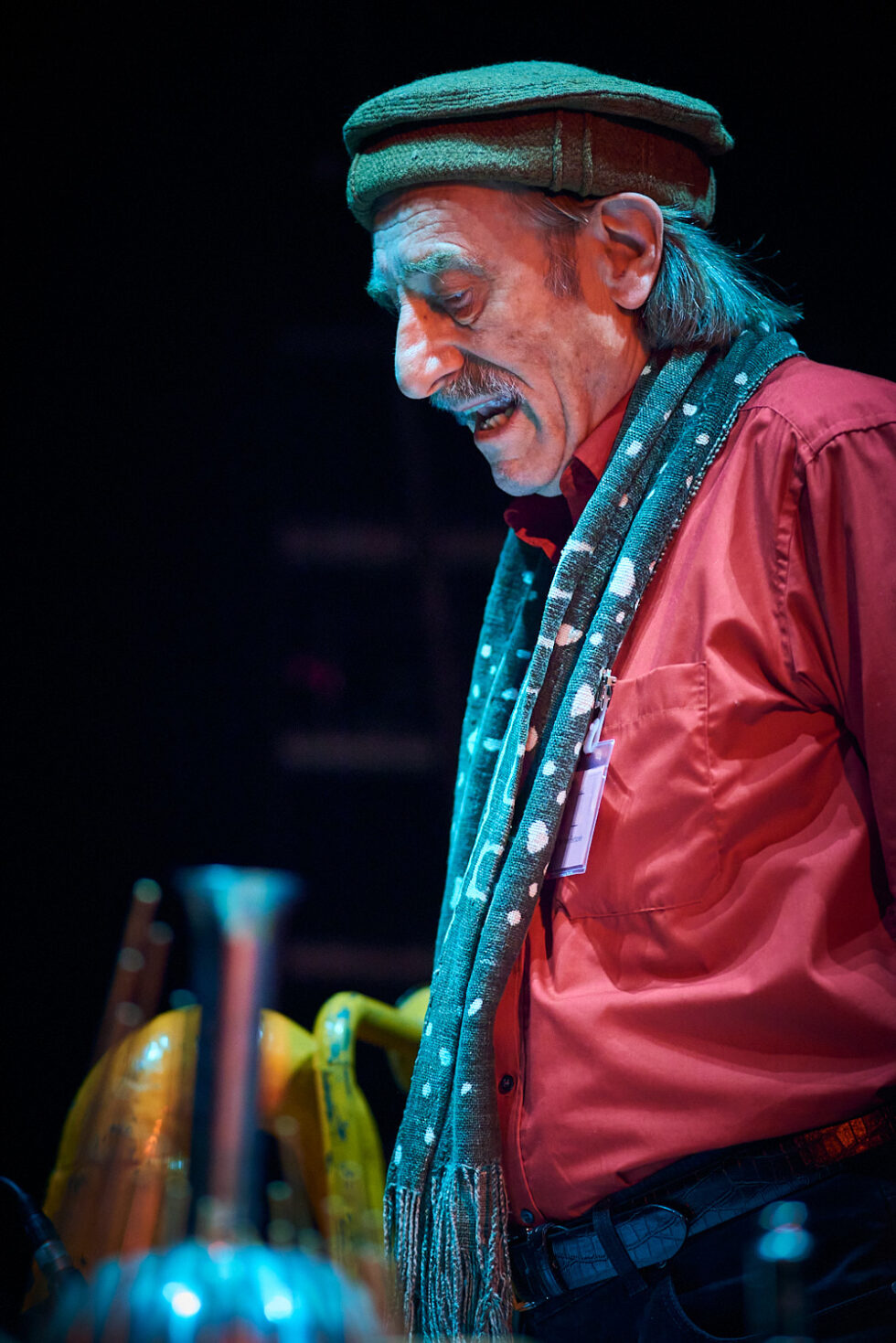 Hartmut Geerken (percussion-poetry), ©Dieter Düvelmeyer @JazzPict