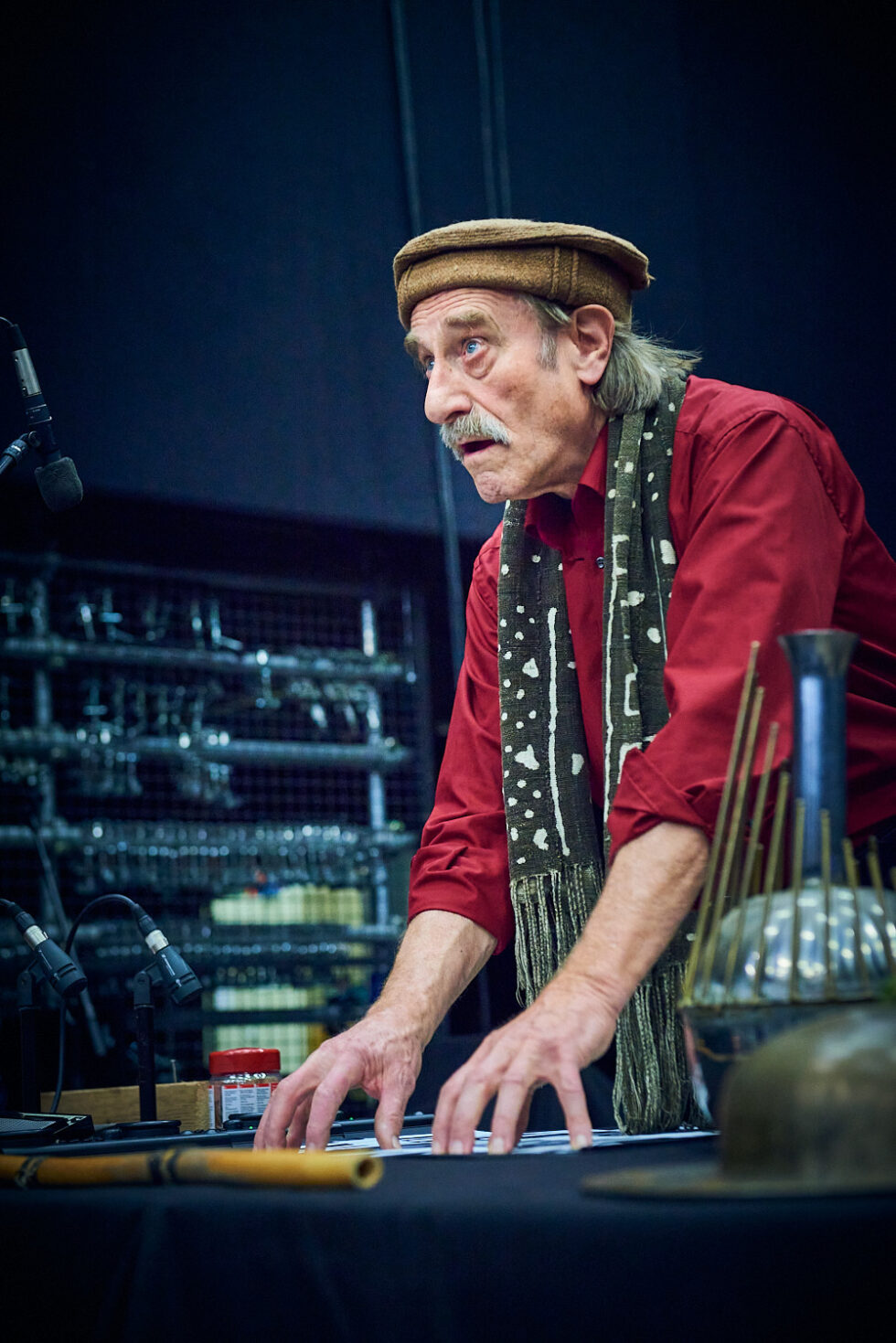 Hartmut Geerken (percussion-poetry), ©Dieter Düvelmeyer @JazzPict