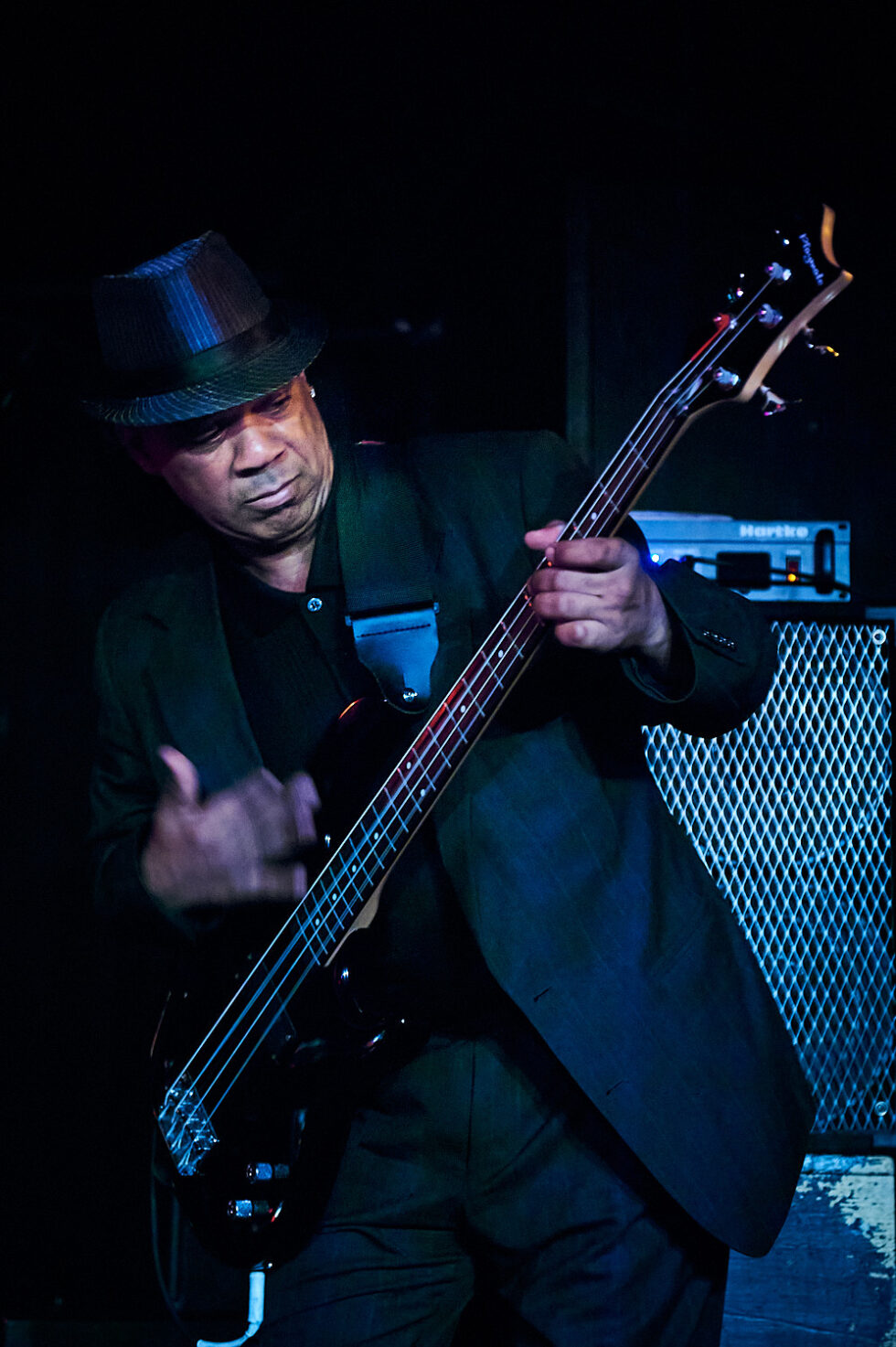 Jerome Preston (bass)-Fred Wesley Band, ©Dieter Düvelmeyer @JazzPict