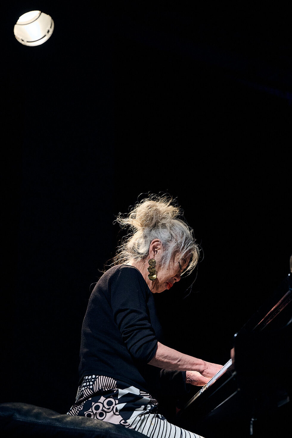 AKI TAKASE (p) playing at SOLO IMPRO BERLIN @ Ackerstadtpalast on 17-09-2025 ©Dieter Duevelmeyer