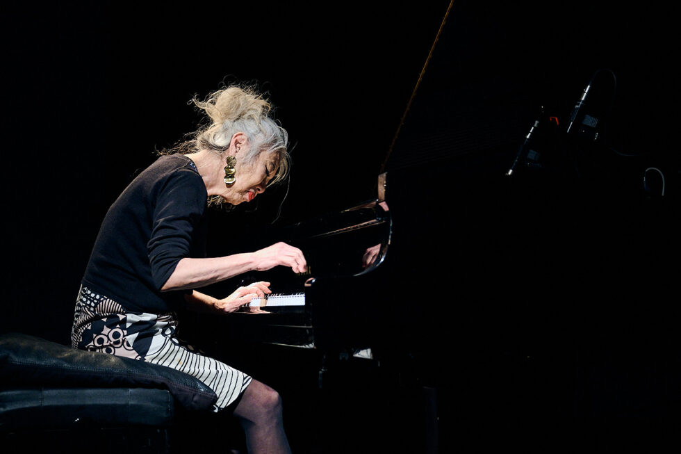 AKI TAKASE (p) playing at SOLO IMPRO BERLIN @ Ackerstadtpalast on 17-09-2025 ©Dieter Duevelmeyer