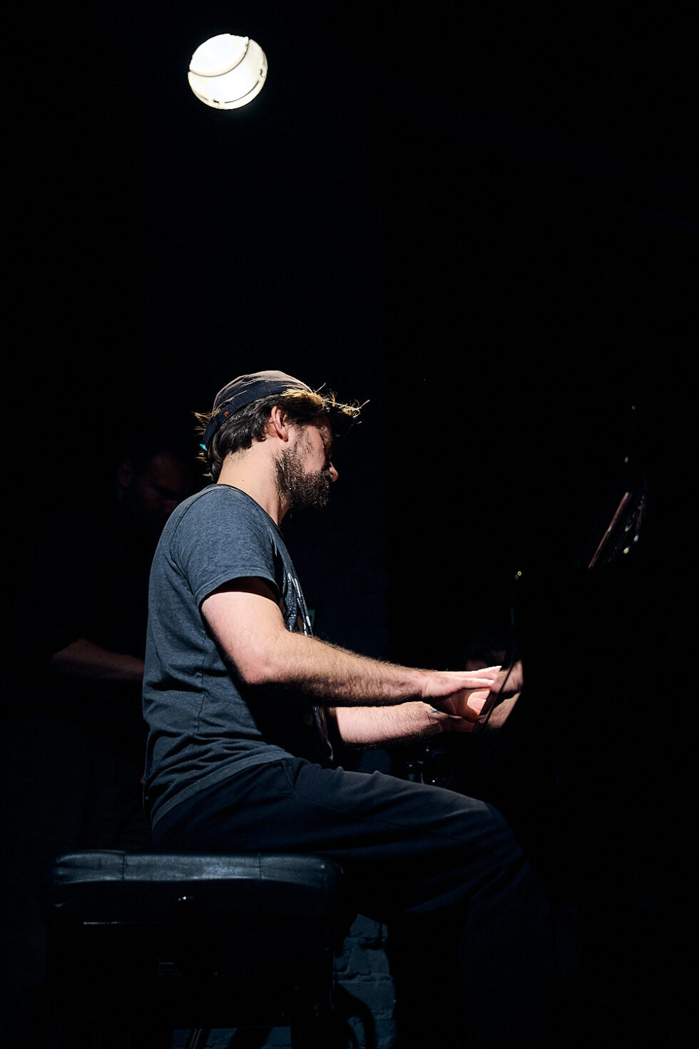 KIT DOWNES (piano) of SOLO IMPRO BERLIN @ Ackerstadtpalast on 16-09-2025 ©Dieter Duevelmeyer