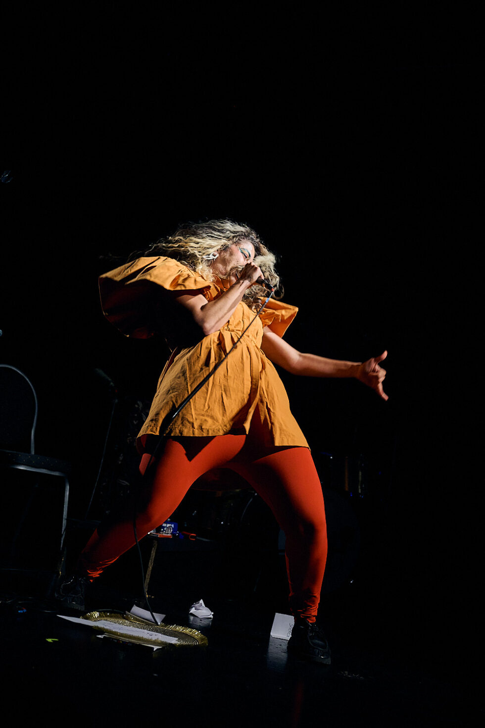 MARCELA LUCATELLI (voc - electronics) playing at SOLO IMPRO BERLIN @ Ackerstadtpalast on 17-09-2025 ©Dieter Duevelmeyer