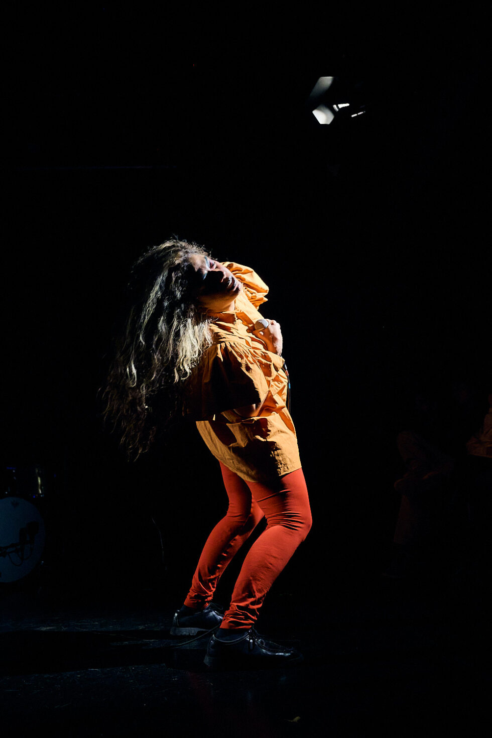 MARCELA LUCATELLI (voc - electronics) playing at SOLO IMPRO BERLIN @ Ackerstadtpalast on 17-09-2025 ©Dieter Duevelmeyer