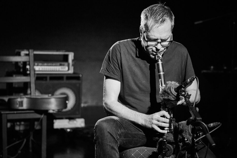 MICHAEL THIEKE (clar) of SOLO IMPRO BERLIN @ Ackerstadtpalast on 16-09-2025 ©Dieter Duevelmeyer